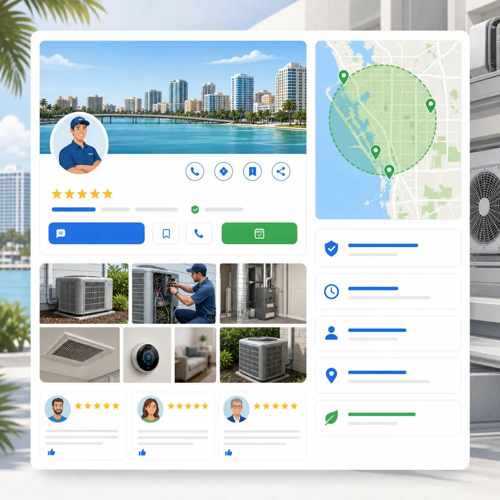 A fully optimized Google Business Profile is your fastest path to local visibility and lead volume in Sarasota.